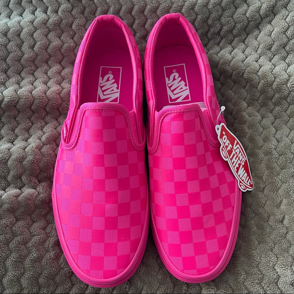 VANS Slip-On Tona Stroll Checkerboard Skate Shoe